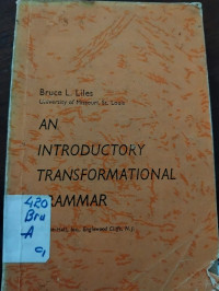 An introduction transformational grammar