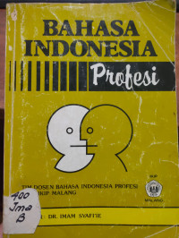 Bahasa indonesia profesi