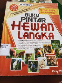 Buku pintar hewan langka