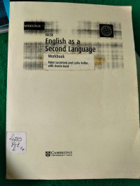 English as a second language workbook