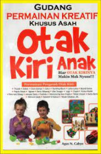 Gudang permainan kreatif khusus asah otak kiri anak