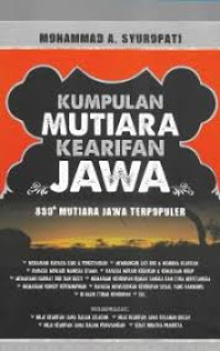 Kumpulan mutiara kearifan jawa