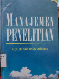 Manajemen penelitian