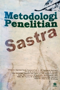 Metodologi penelitian sastra