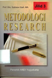 Metodologi research jilid 1