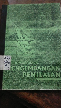 Pedoman umum pengembangan penilaian