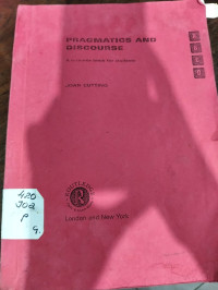 Pragmatics and discourse