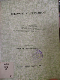 Relevansi studi filologi