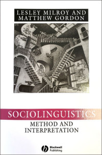 Sociolinguistics : method and interpretation