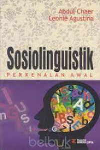 Sosiolinguistik : perkenalan awal